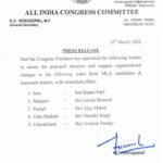 Congress defeated in five states
